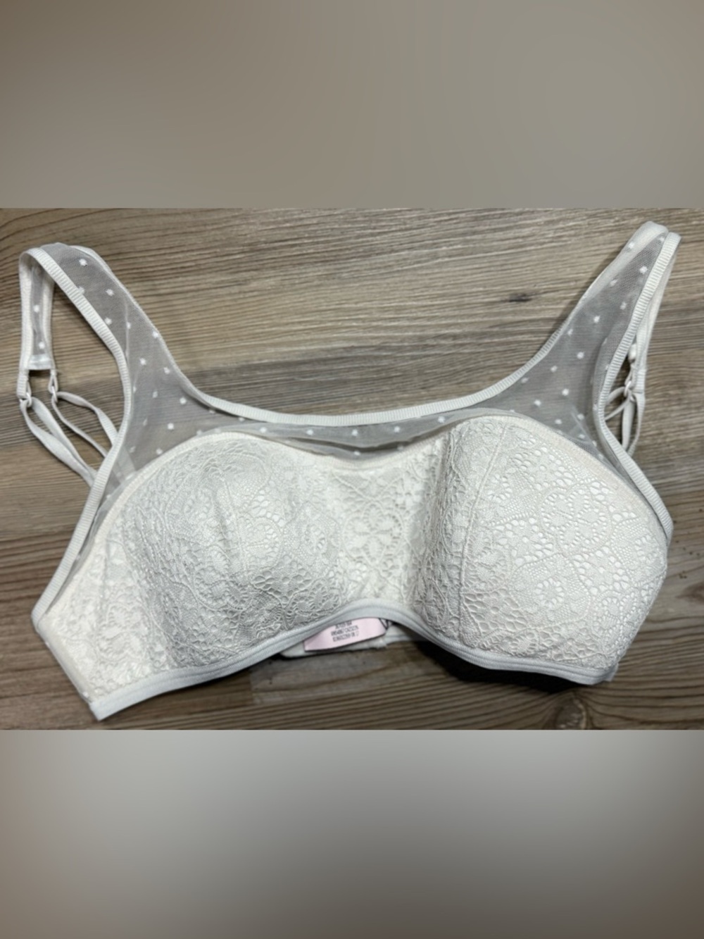 Victoria's Secret Cream Lace bralette